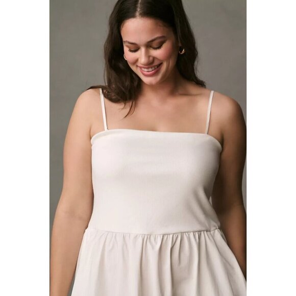 Daily Practice by Anthropologie Strapless Midi Dress in White Size 2X - Picture 4 of 4